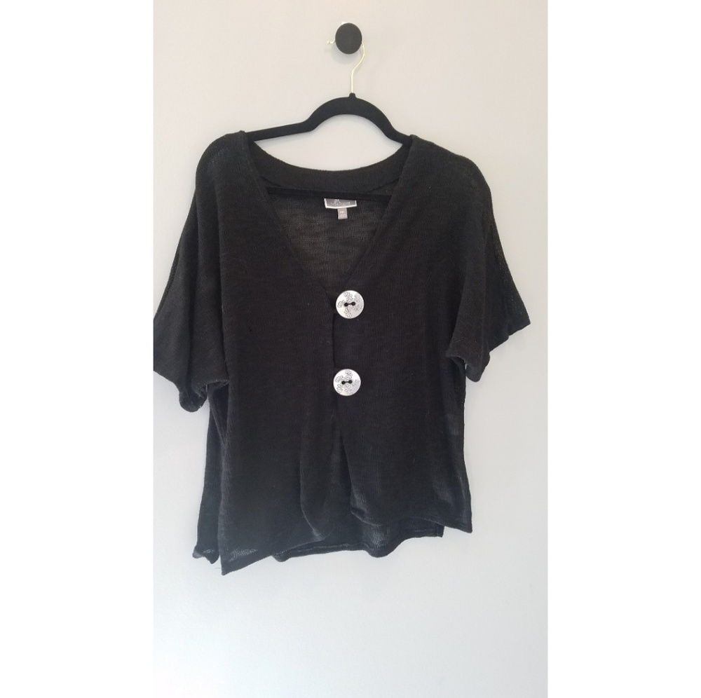 PXL-JM Collection ADORABLE shortsleeve cardigan